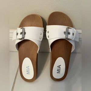 Brand New White MIA Sandals